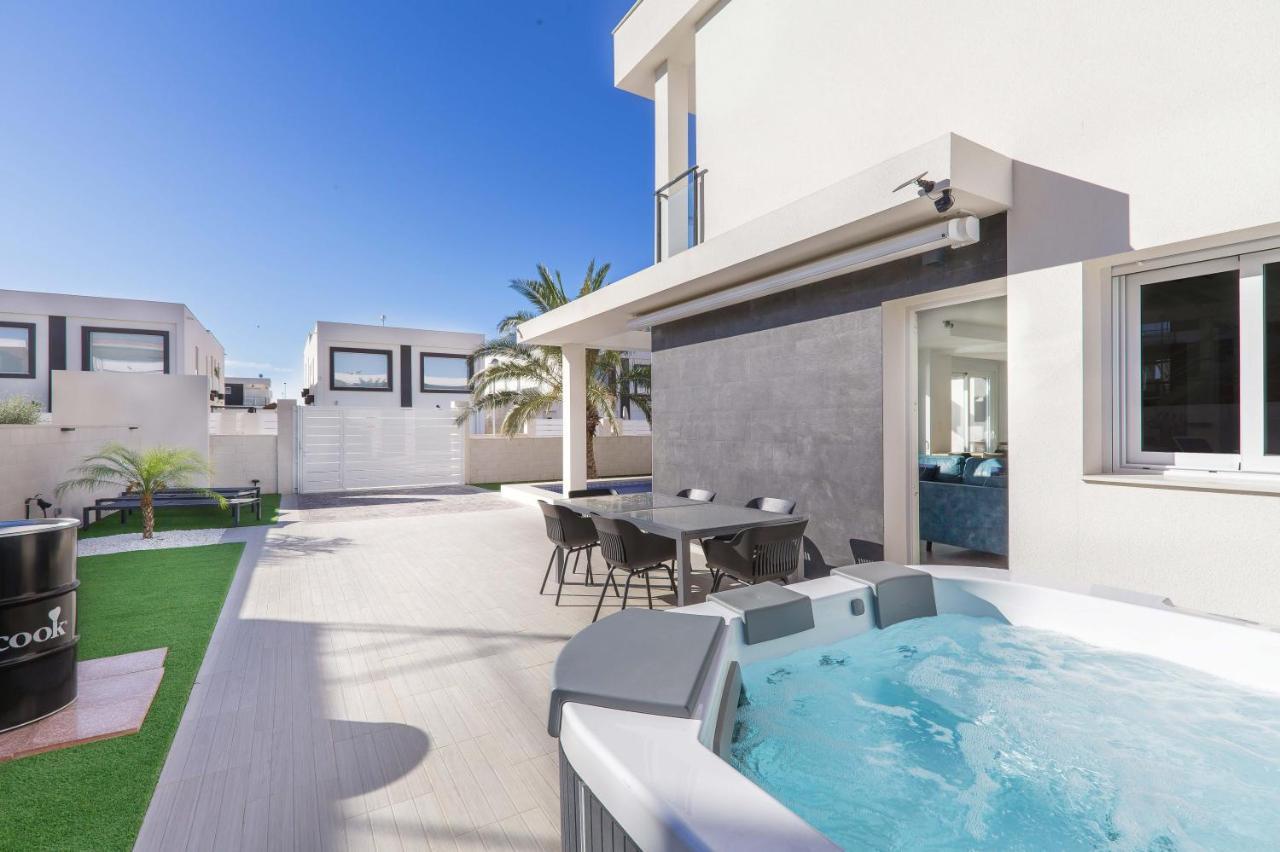 Casa Bos Dolpfin Wellness Luxury Entire Villa Pool & Jacuzzi Gran Alacant Near Beach Puerto Marino Eksteriør billede