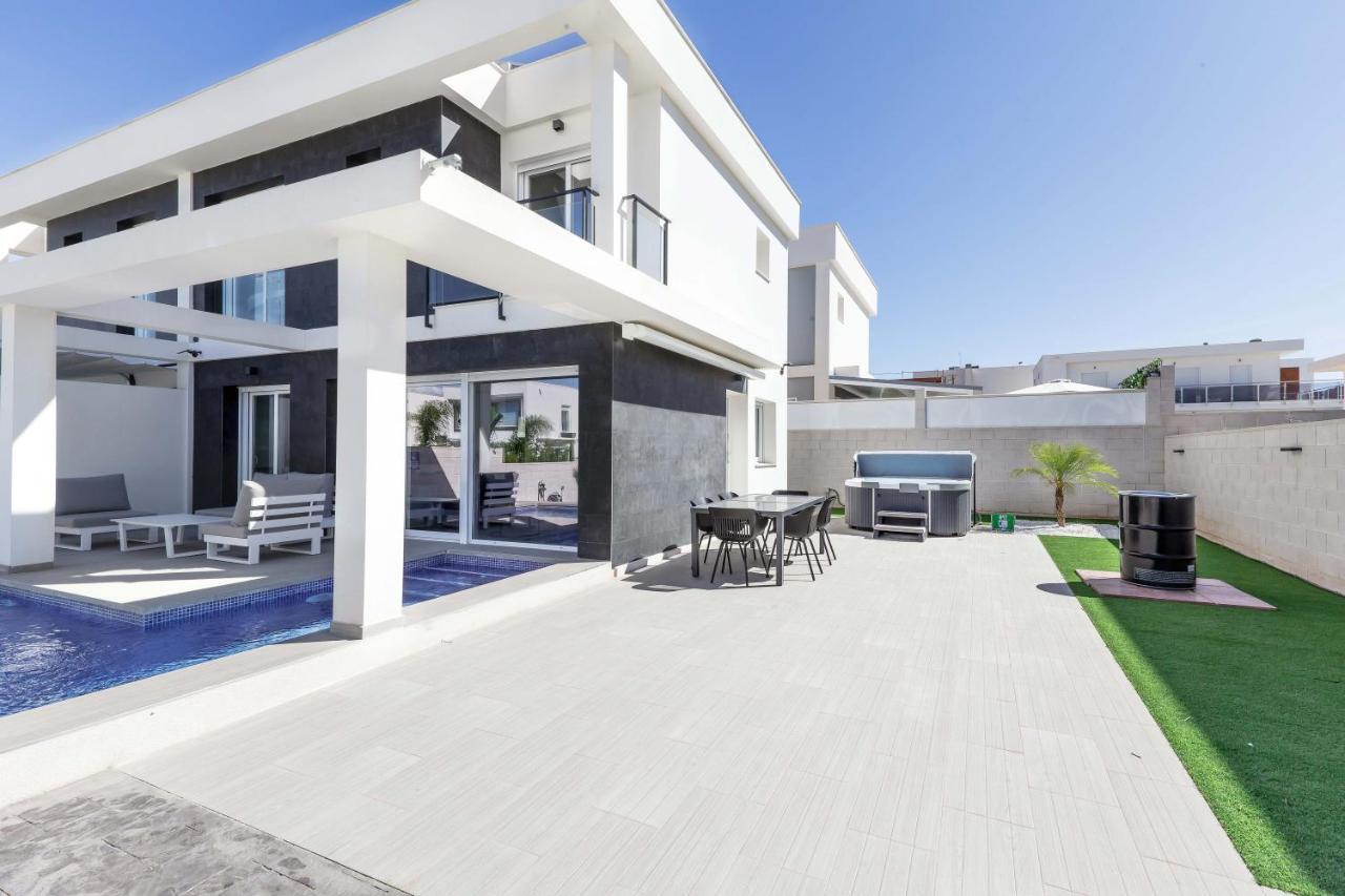 Casa Bos Dolpfin Wellness Luxury Entire Villa Pool & Jacuzzi Gran Alacant Near Beach Puerto Marino Eksteriør billede